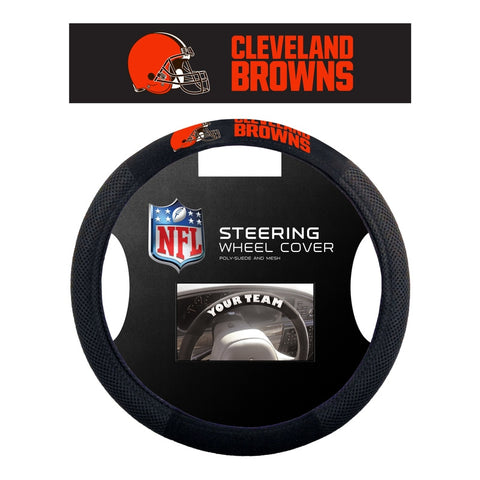 Cleveland Browns Steering Wheel Cover - Mesh - New UPC