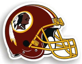 Washington Redskins 12" Helmet Car Magnet