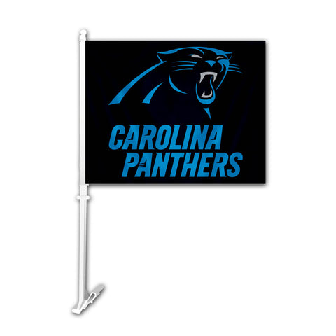 Carolina Panthers Car Flag (Black)