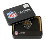 Jacksonville Jaguars Wallet Trifold Leather Embroidered