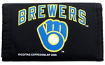 Milwaukee Brewers Nylon Trifold Wallet