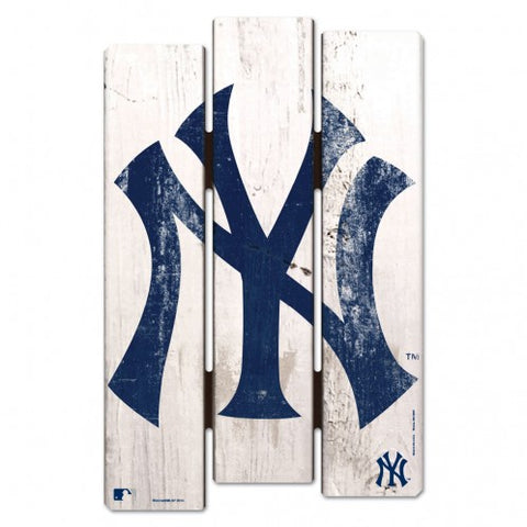 New York Yankees Wood Fence Sign