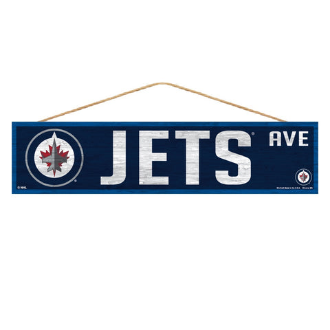 Winnipeg Jets Sign 4x17 Wood Avenue Design