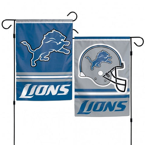 Detroit Lions Flag 12x18 Garden Style 2 Sided 