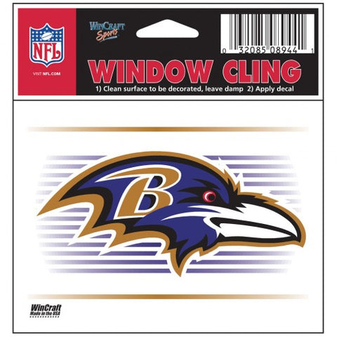 Baltimore Ravens 3"x3" Static Cling