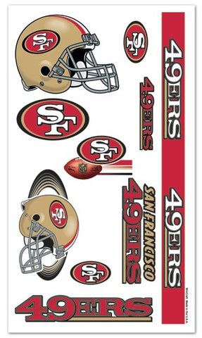 San Francisco 49ers Temporary Tattoos