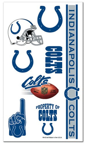 Indianapolis Colts Temporary Tattoos