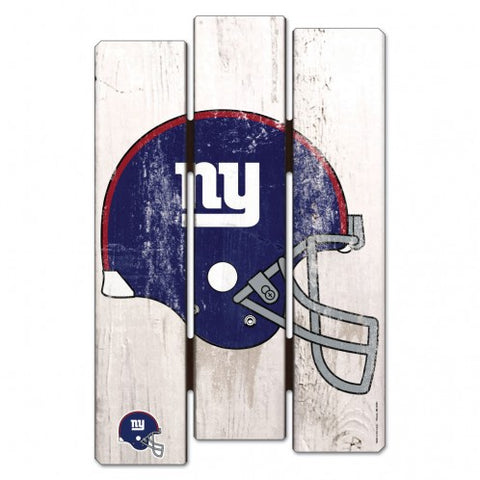 New York Giants Wood Fence Sign
