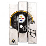 Pittsburgh Steelers Wood Fence Sign