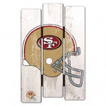 San Francisco 49ers Wood Fence Sign
