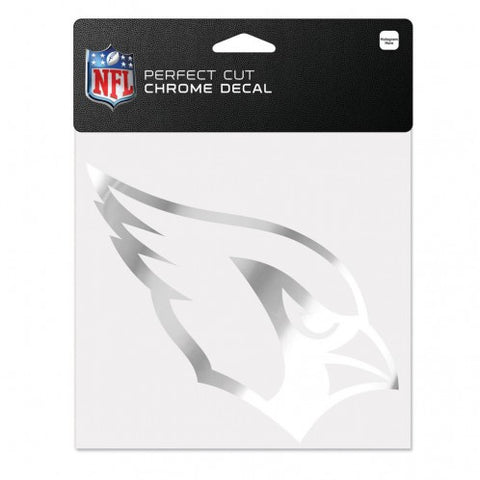 Arizona Cardinals Decal 6x6 Perfect Cut Chrome