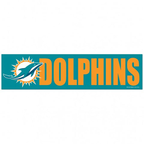 Miami Dolphins Decal Bumper Sticker