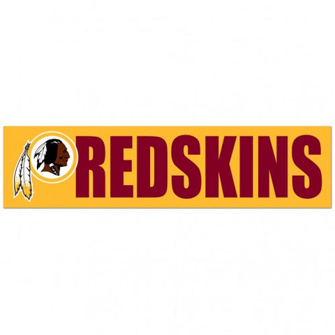 Washington Redskins Decal Bumper Sticker