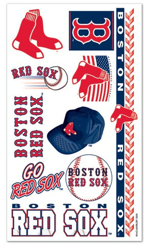 Boston Red Sox Temporary Tattoos