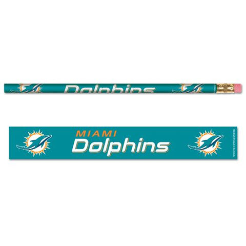 Miami Dolphins Pencil 6 Pack