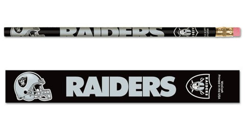Oakland Raiders Pencil 6 Pack