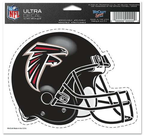 Atlanta Falcons Decal 5x6 Ultra Color Helmet