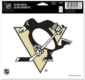 Pittsburgh Penguins Decal 5x6 Ultra Color