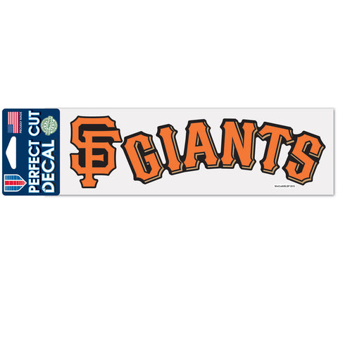 San Francisco Giants Decal 3x10 Perfect Cut Color