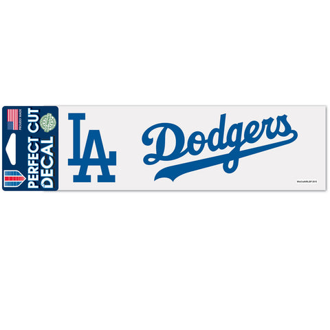 Los Angeles Dodgers Decal 3x10 Perfect Cut Color