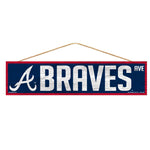 Atlanta Braves Sign 4x17 Wood Avenue Design