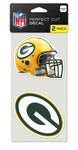 Green Bay Packers Set of 2 Die Cut Decals