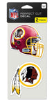 Washington Redskins Set of 2 Die Cut Decals