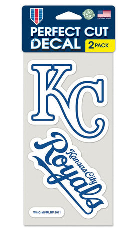 Kansas City Royals Set of 2 Die Cut Decals
