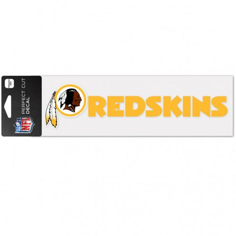 Washington Redskins Decal 3x10 Perfect Cut Wordmark Color