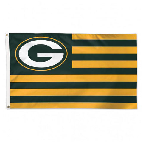 Green Bay Packers Flag 3x5 Deluxe Americana Design