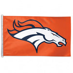Denver Broncos Flag 3x5 Orange with Horse Head