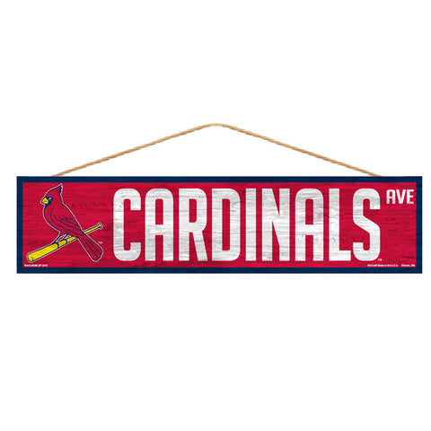 St. Louis Cardinals Sign 4x17 Wood Avenue Design