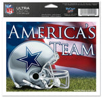 Dallas Cowboys Decal 5x6 Ultra Color America's Team