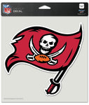 Tampa Bay Buccaneers Decal 8x8 Die Cut Color