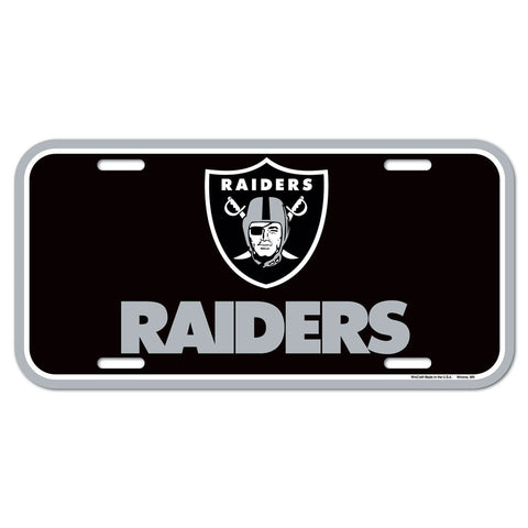 Oakland Raiders License Plate