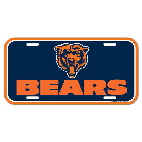 Chicago Bears License Plate