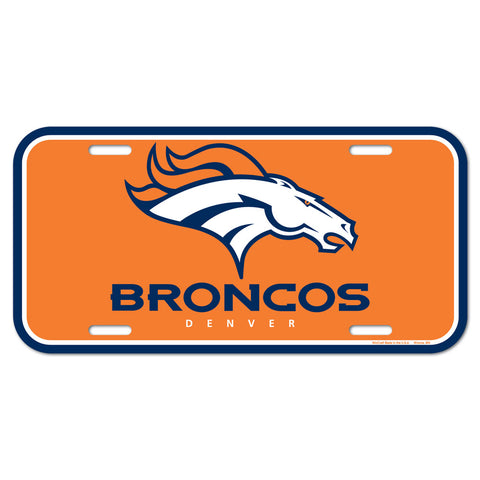 Denver Broncos License Plate