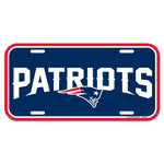 New England Patriots License Plate