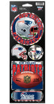 New England Patriots Stickers Prismatic