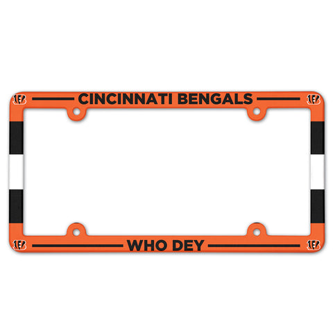 Cincinnati Bengals Full Color License Plate Frame