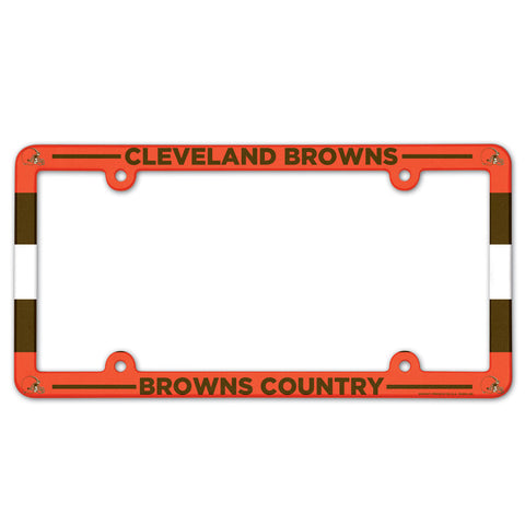 Cleveland Browns Full Color License Plate Frame