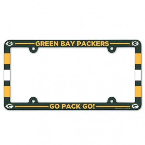 Green Bay Packers Full Color License Plate Frame