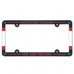 Houston Texans Full Color License Plate Frame