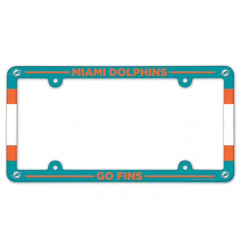Miami Dolphins Full Color License Plate Frame