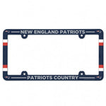 New England Patriots Full Color License Plate Frame