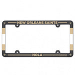 New Orleans Saints Full Color License Plate Frame
