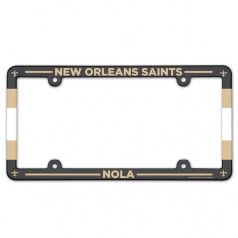 New Orleans Saints Full Color License Plate Frame