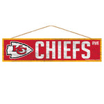 Kansas City Chiefs Sign 4x17 Wood Avenue Design