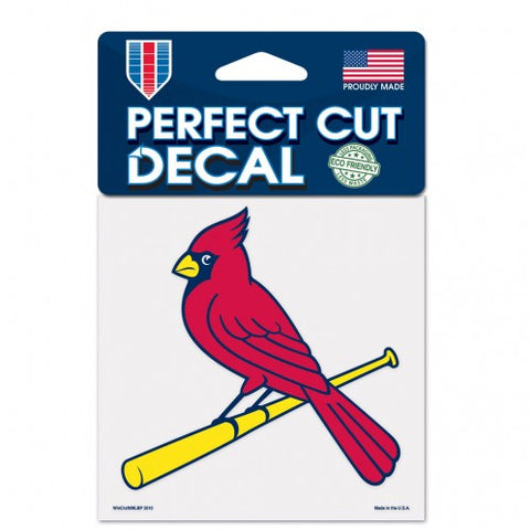 St. Louis Cardinals Decal 4x4 Perfect Cut Color