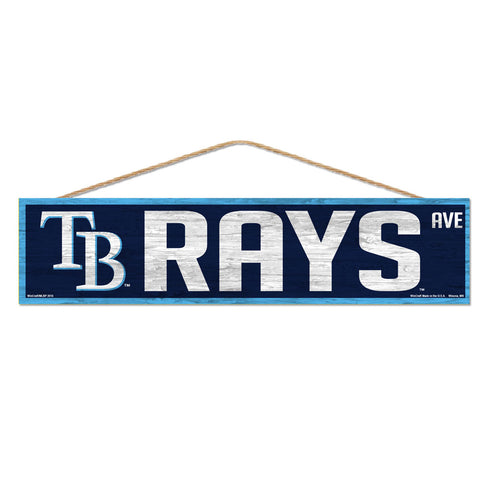 Tampa Bay Rays Sign 4x17 Wood Avenue Design